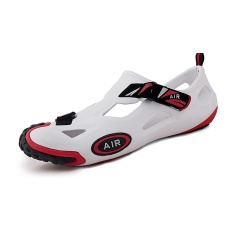 Musim Panas Fashion Pria Air Sandal Sepatu Gunung Khusus Di Air (Putih dan Hitam)-Intl