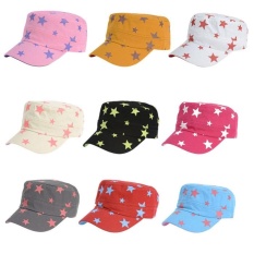 Musim Panas Unisex HipHop Bintang Topi Baseball Cap Kasual Kolam Olahraga Snapback Topi-Intl