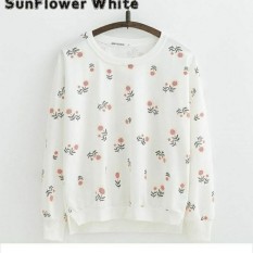 Jaket/Sweater&Cardigan Wanita/Rompi Wanita/Jacket Wanita/Jaket Parasut Wanita/Kemeja Couple Family/Couple Family/Hoodii Couple Family/Jas Pria/Jacket Pria/Sweater&Cardigan Couple/Cardigan Pria/SWEATER SUNFLOWER WHITE