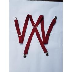 Suspender Dewasa X Merah Marun Bretel / Tali Jojon / Tali Kodok - Mv0s6x