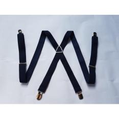 Suspender X Hitam Dewasa / Bretel / Tali Jojon / Tali Kodok - 2Xltqc