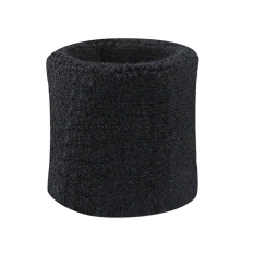 Sweatbands Gelang Tenis Squash Bulutangkis Gym Football Wrist Bands Black-Intl