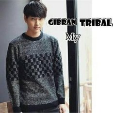 Sweater Rajut Pria Keren Model Vintage Gibran Tribal