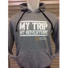 Sweaterjaket Hoodie Mtma Mt-161 My Trip My Adventure Abu-Abu Polos