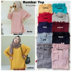 cipitih shop-SWEATER RUMBAI/SWEATER RAJUT TERKINI/BAJU DINGIN WANITA/RAJUT WANITA/SWEATER TERMURAH