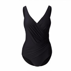 Swimsuit Wanita Plus Ukuran Swimwear Retro Vintage Setelan Mandi Pakaian Renang-Intl