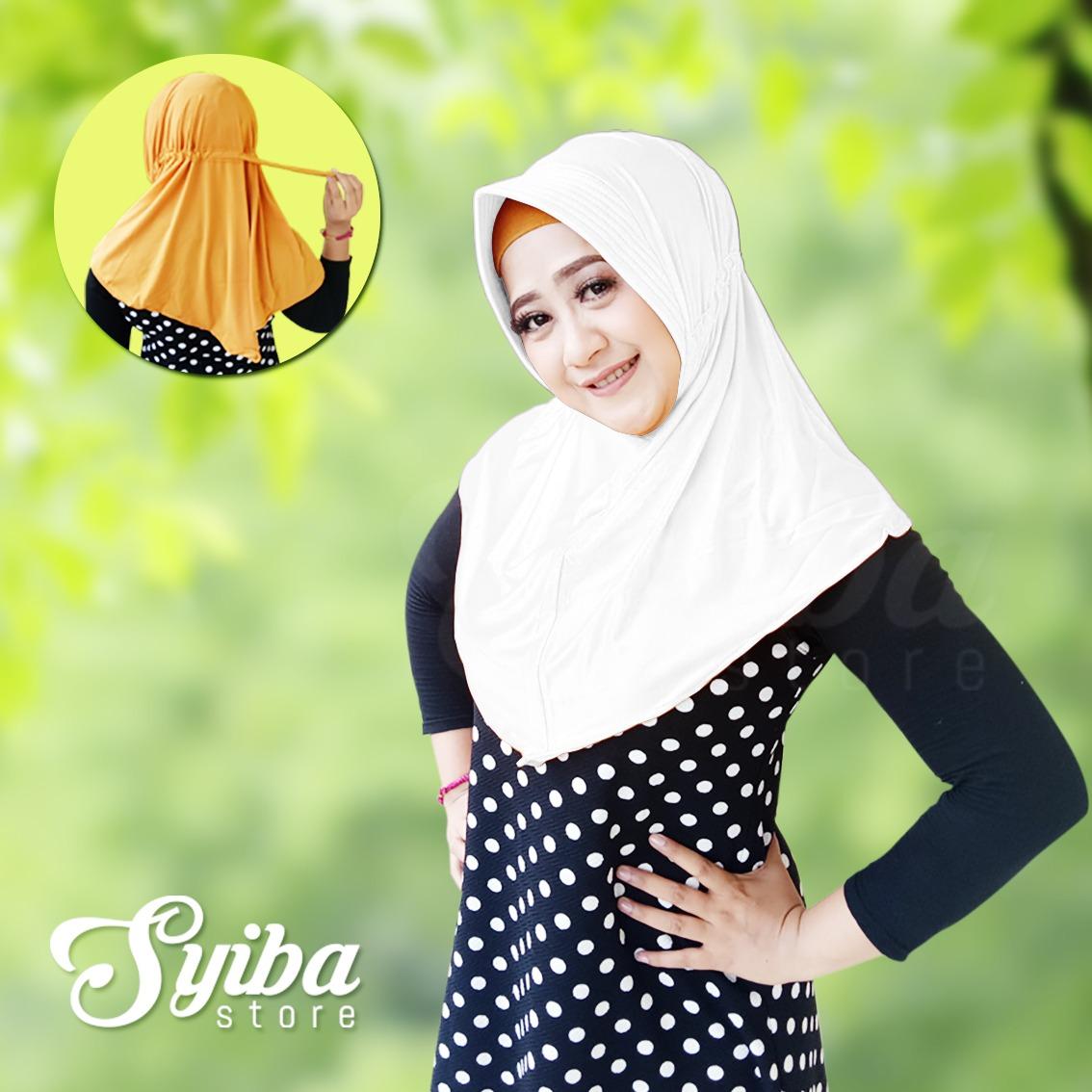 Syiba Hijab / Khimar / Jilbab Serut Original 