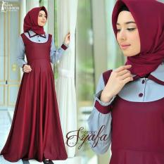 T-OS Gamis Maxy kombinasi Syafa