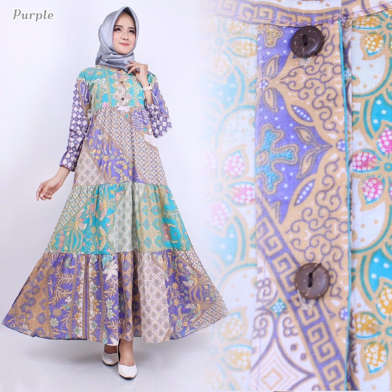 T-OS Gamis Wanita Batik Ellegant
