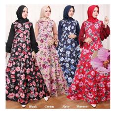 T-OS Gamis Wanita NAURA Kombinasi