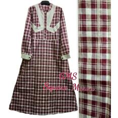 T-OS Gamis Wanita Square Maron