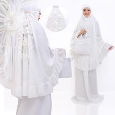 T-OS Set Mukena Dan Tas Rosemary Putih