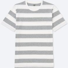 UNIQLO T-SHIRT GARIS CREW NECK LENGAN PENDEK 02