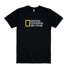T-SHIRT NATIONAL GEOGRAPHIC ABU DHABI HITAM