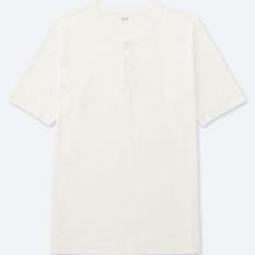 UNIQLO T-SHIRT WASHED SLUB CREW NECK LENGAN PENDEK