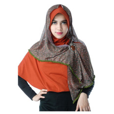 TAAJ JB JK - Jilbab Instan Plus Layer Sifon - Bata