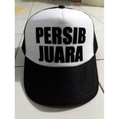 Tabasya Topi Trucker - Persib Juara - White Black