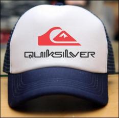 Tabasya Topi Trucker - Quicksilver Print - White Dongker