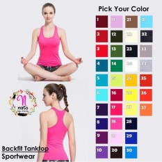 Tanktop senam Tanktop zumba Tanktop yoga Baju senam
