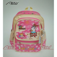 Tas Alto Original / Ransel Anak TK Pink Krem