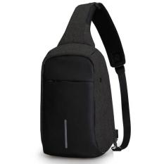 Tas Anti Maling Slempang Terbaru Non USB With Port Earphone Waterproof