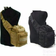 Tas Army Selempang Tactical Pria Type 803 Import (Side Bag, Militer, Polisi, Gurun, Tan, Pinggang, Kamera, Outdoor, Sport)