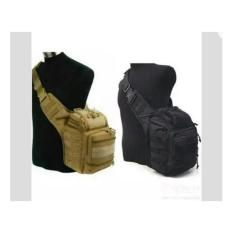 Tas Army Selempang Tactical Pria Type 803 Import (Side Bag, Militer, Polisi, Gurun, Tan, Pinggang, Kamera, Outdoor, Sport)
