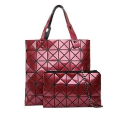 Tas Batam TSF1178 RED WINE- Tas Wanita- Tas Import- Tas Berbahan PVC