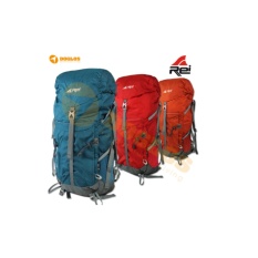 Tas Carrier Rei Borneo 50 + 5L keril rucksack gunung outdoor hiking
