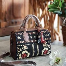 TAS ETNIK WANITA TENUN SABU ROSE NTT KOMB KULIT ASLI | TENUN SABU | TAS SONGKET | TAS TENUN | TENUN NTT | TAS TENUN KULIT KULIT ASLI