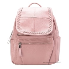 Tas Fashion Import / Tas Ransel / Tas Punggung / Backpack / Travel Bag - Wanita ( 3P Leather Bag Women ) - Pink