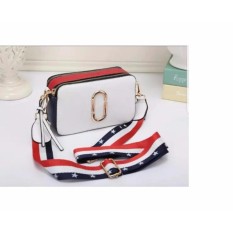 Tas Fashion Snapshot Model Marc Jacob Cream Biru Merah