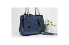 Tas Fashion Wanita Branded Charles Keith 3 Jours Behel Warna Biru Navy