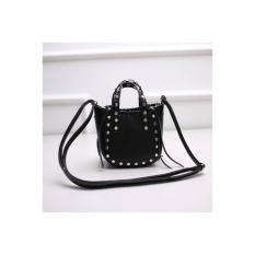 tas handbag model keranjang unik kepang hitam wanita import uniqlo cnk