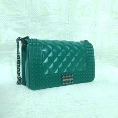 tas jelly matte rantai hitam import jelly fahion import 2018 jely model terbaru
