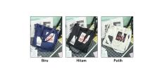 Tas Kanvas Polos Tote Shopper Bag Besar Saku Fashion Korea Terlaris