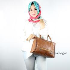 Tas Kerja Wanita Model Jinjing Selempang - TJ CLA 02 Coklat