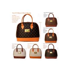 tas kw wanita handbag lv alma