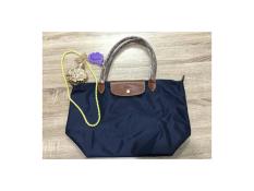 TAS LONGCHAMP ORIGINAL LE PLIAGE CLASSIC / KLASIK SIZE L NAVY