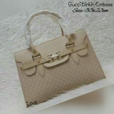 TAS MURAH GUCCI BIRKIN EMBOSE WANITA / KHISAN STORE