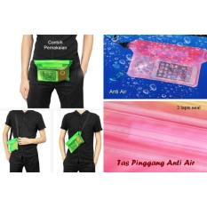Tas Pinggang Anti air (3 lapis seal, anti air, muat hp, tablet, dompet
