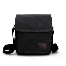 Tas Pria Import Batam Branded Model Terbaru 6672 Men Messenger Shoulder Outdoor Travel Bag - Black