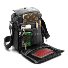 Ultimate Tas Pria AB-58-01 - Black / Tas Kerja Selempang / Slempang Import Korea Kecil Batam Traveling Murah
