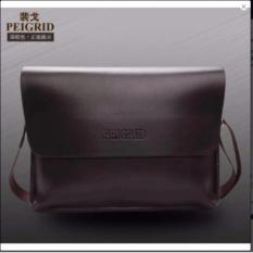 Tas Pria Kulit Selempang Messenger Pria Crossbody Sling Bag Peigrid