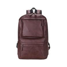 Tas Pria Ransel Bagpack Kulit Coklat Import Murah 19712 Sekolah