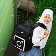 Tas Punggung Ransel Backpack Sekolah Aaron Rumah Warna - Instagram