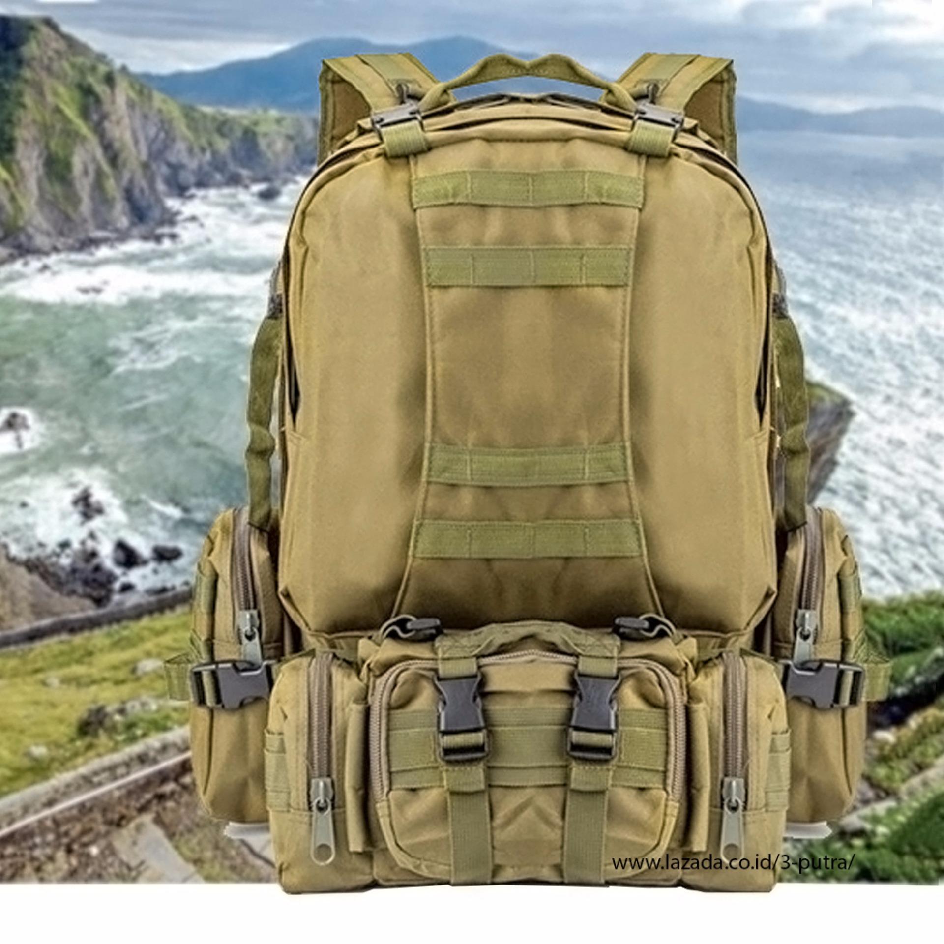 Tas Punggung / Ransel / Backpack / Travel Bag ( Army 3K Series ) - Green ARMY