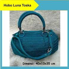 Tas Rajut Wanita Handbag Slempang Luna Fashion Bahan Nilon Murah Berkualitas Handmade Asli Jogja