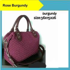 Tas Rajut Wanita Murah Berkualitas Bahan Nilon Handmade Asli Jogja Handbag Cewek Murah Berkualitas