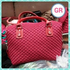 Tas Rajut Wanita Murah Berkualitas Bahan Nilon Handmade Asli Jogja Handbag Kekinian